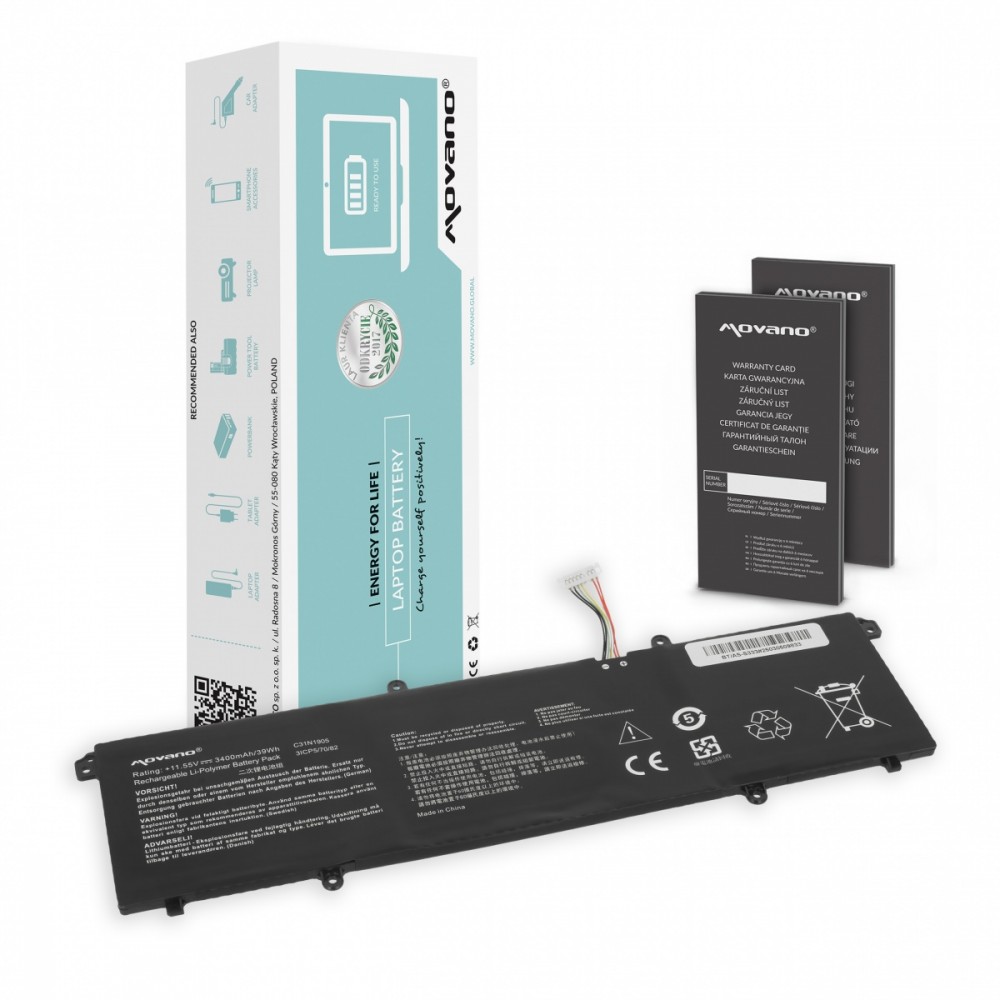 Movano  Battery C31N1905 for ASUS VivoBook