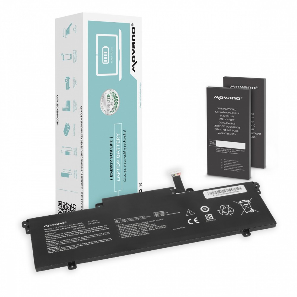 Movano Battery C31N1914 for Asus Zenbook