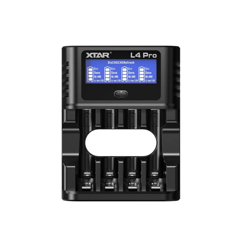 XTAR Battery charger Li-ion, NI0MH L4PRO