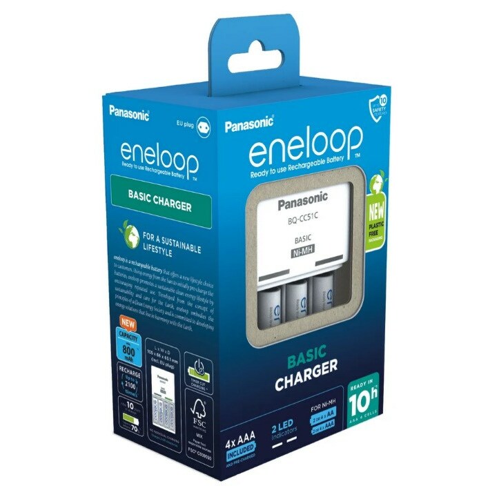 Panasonic Battery charger  Eneloop Basic BQ-CC51