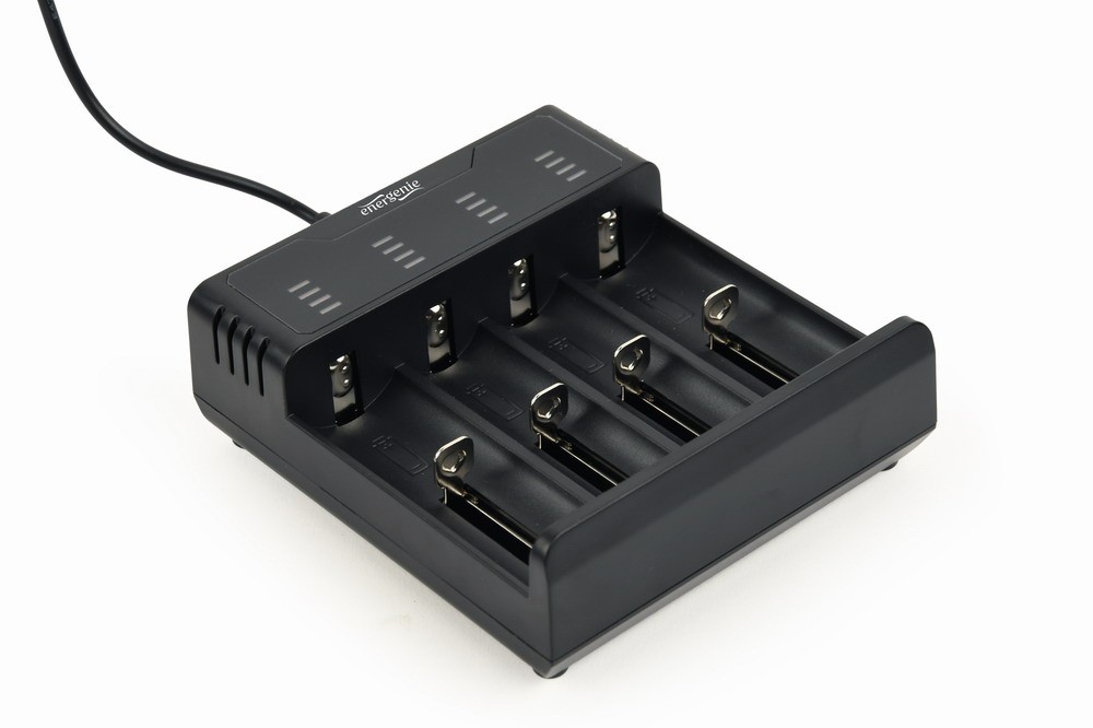 Gembird Battery charger USB Ni-MH+Li-ion black