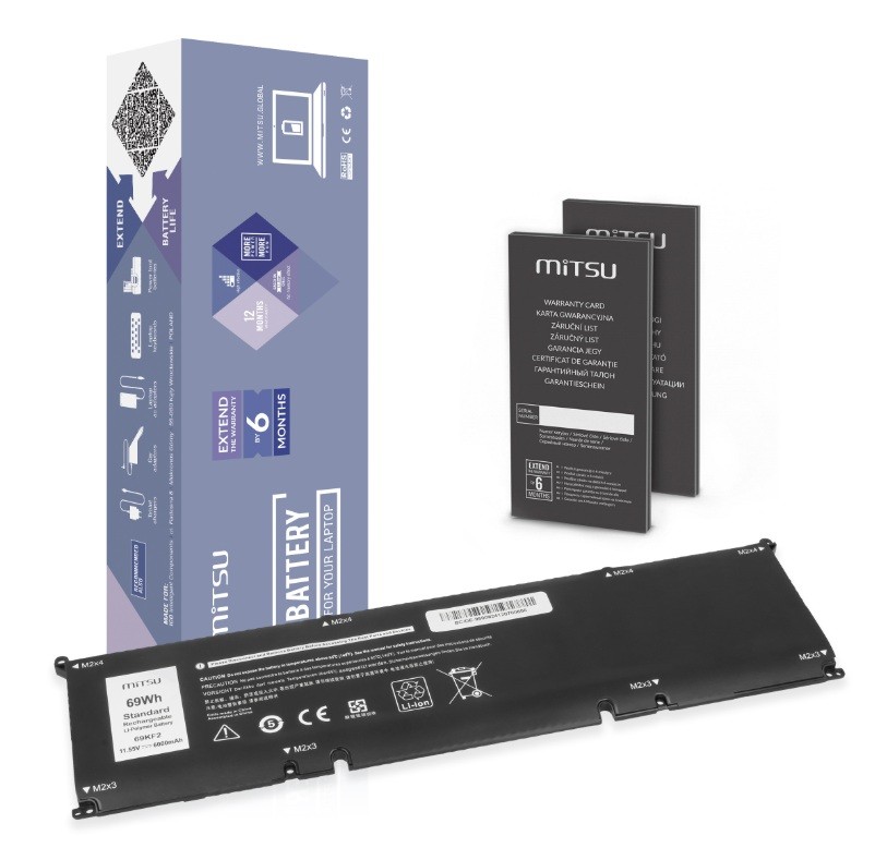 Mitsu  Battery Dell Alienware precision 6000mAh