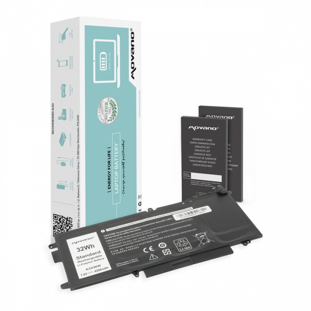 Movano Battery K5XWW for Dell Latitude