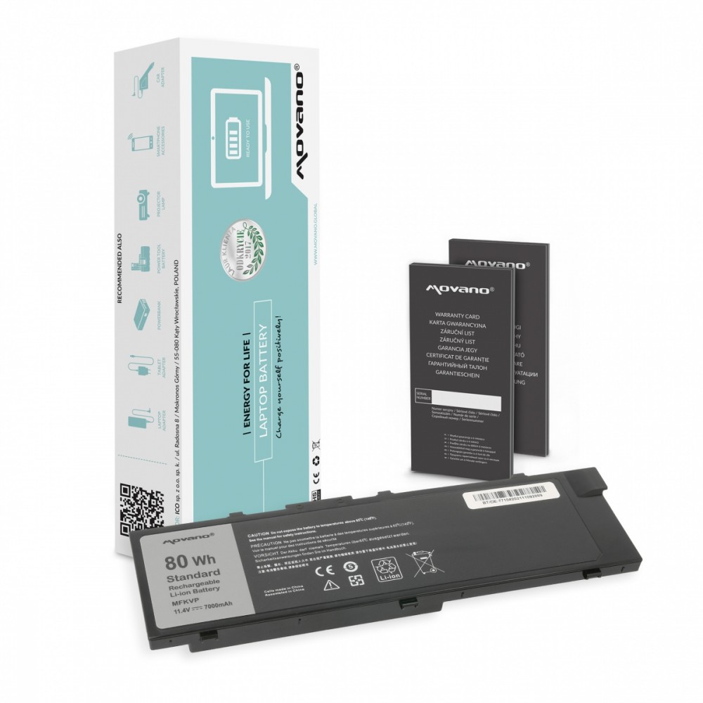 Movano  Battery MFKVP for Dell Precision