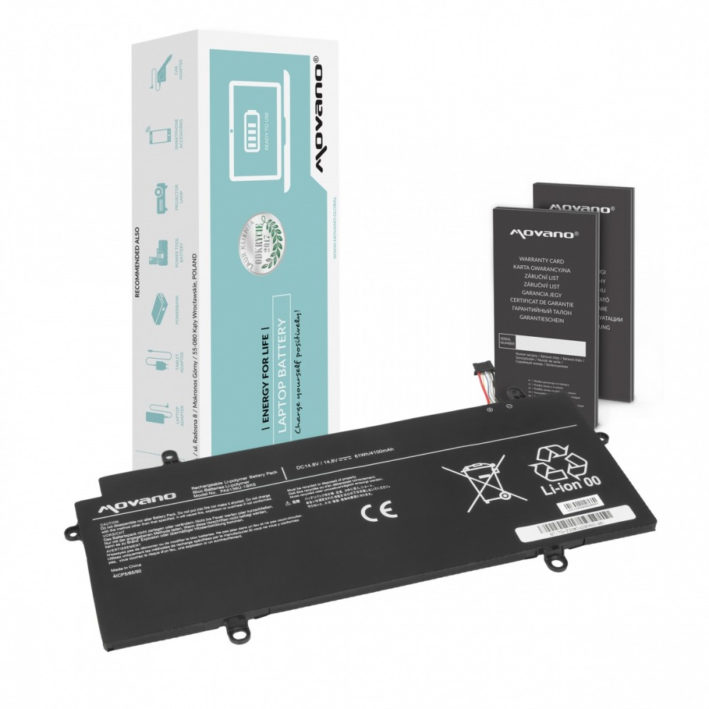 Movano Battery PA5136U-1BRS for Toshiba Portege