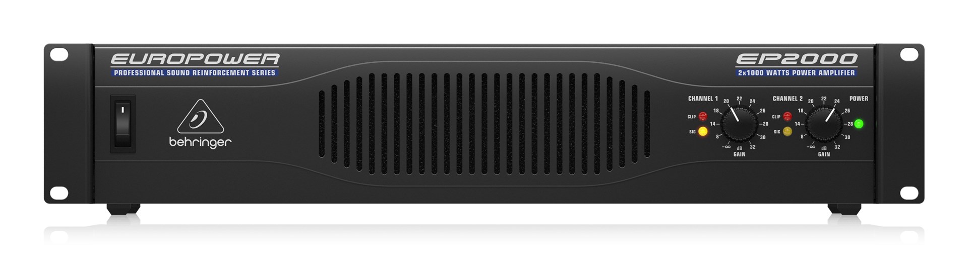 Behringer EP2000 audio amplifier Performance/stage Black