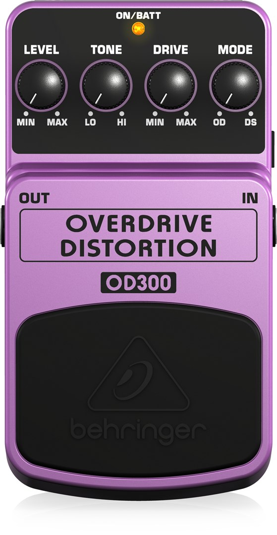 Behringer  OD300 effects pedal Purple, Black