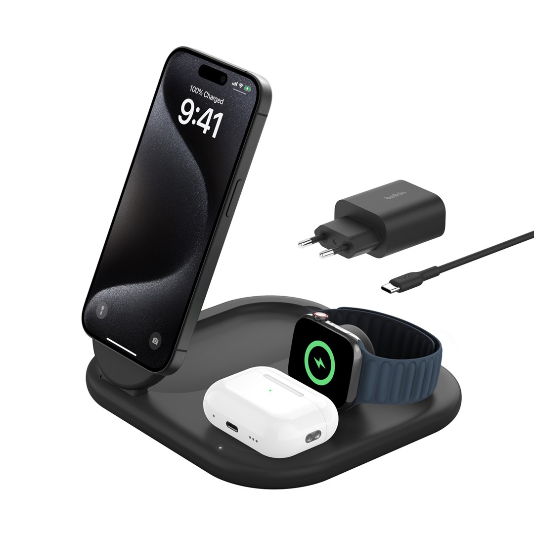 BELKIN  BoostCharge Headphones, Smartphone, Smartwatch Black