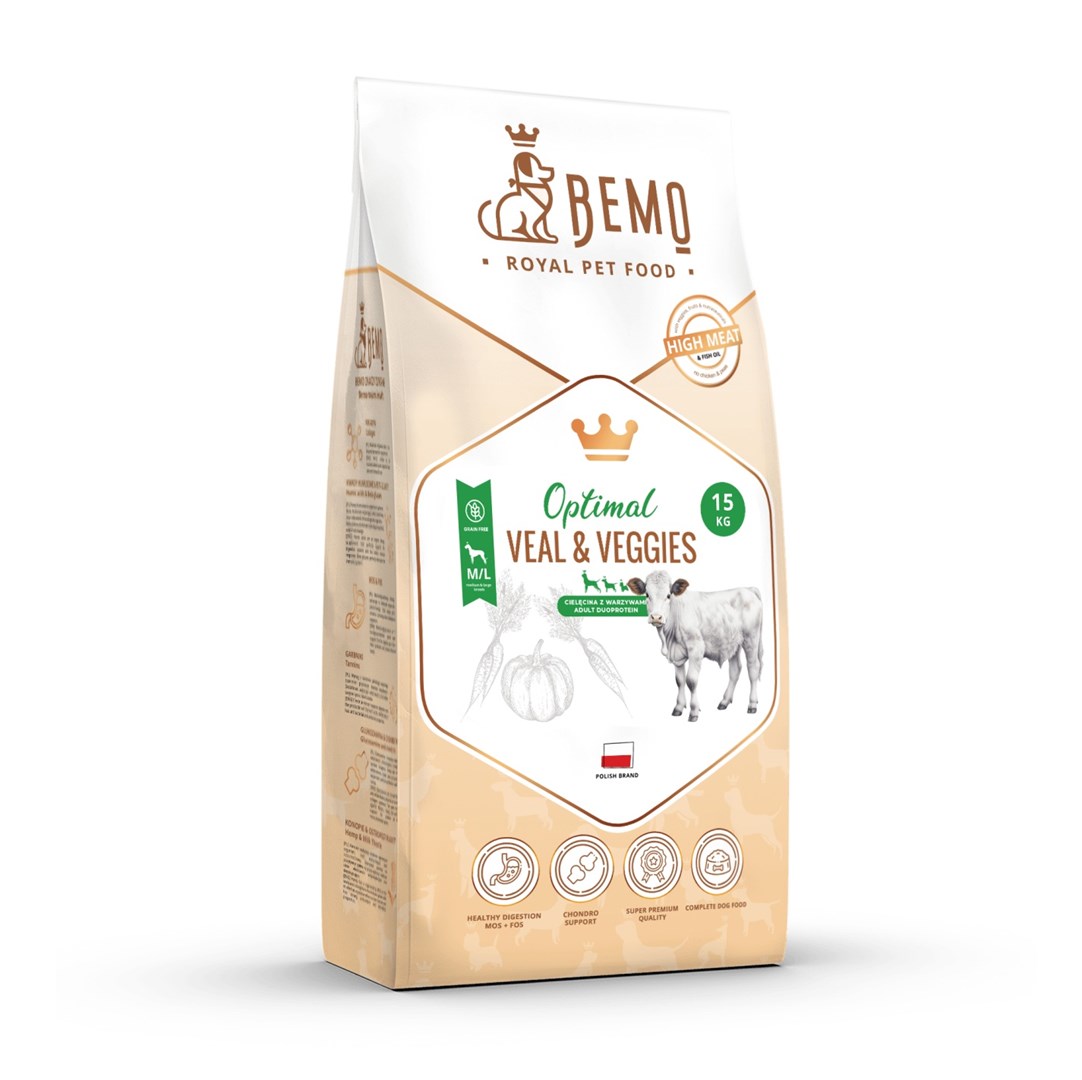 BEMO Optimal Veal & Veggies Medium/Large