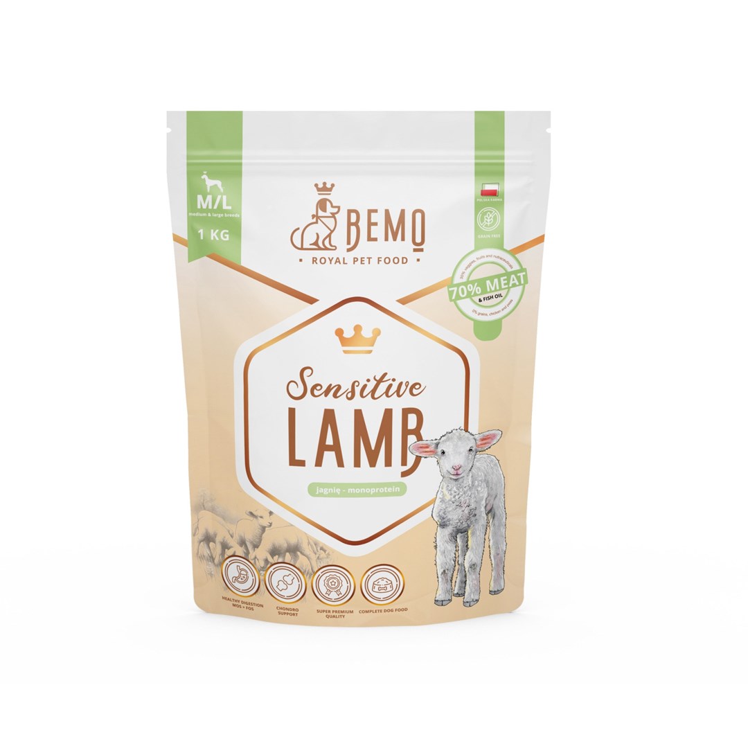 BEMO Sensitive Lamb Medium/Large Mono -