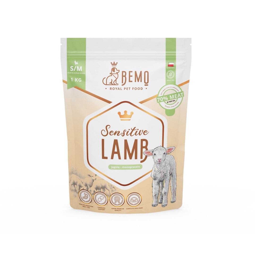 BEMO Sensitive Lamb Small/Medium Mono -