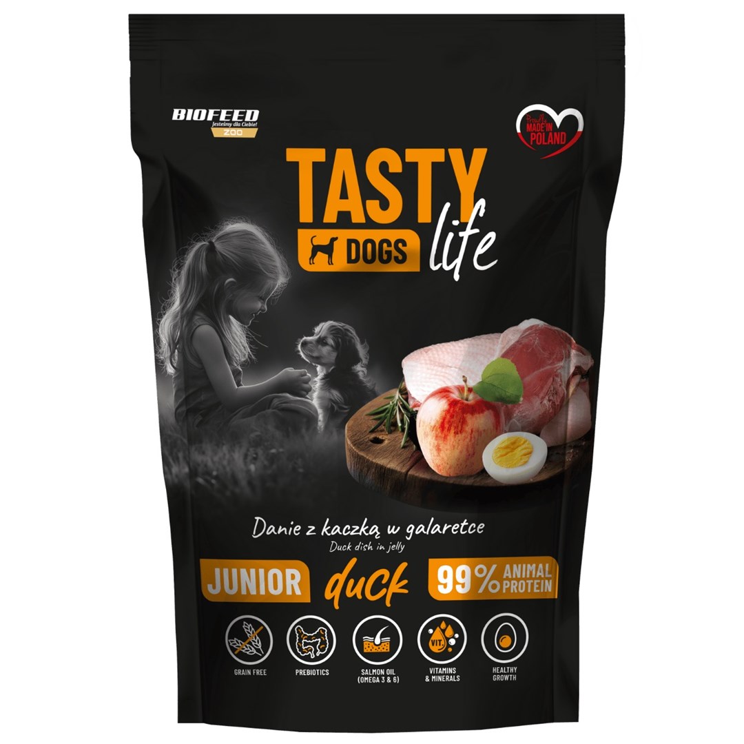 BIOFEED Tasty Dogs Life Junior Duck