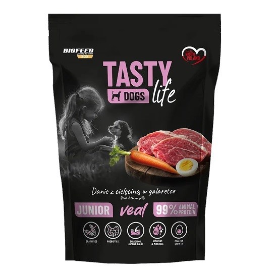 BIOFEED Tasty Dogs Life Junior Veal