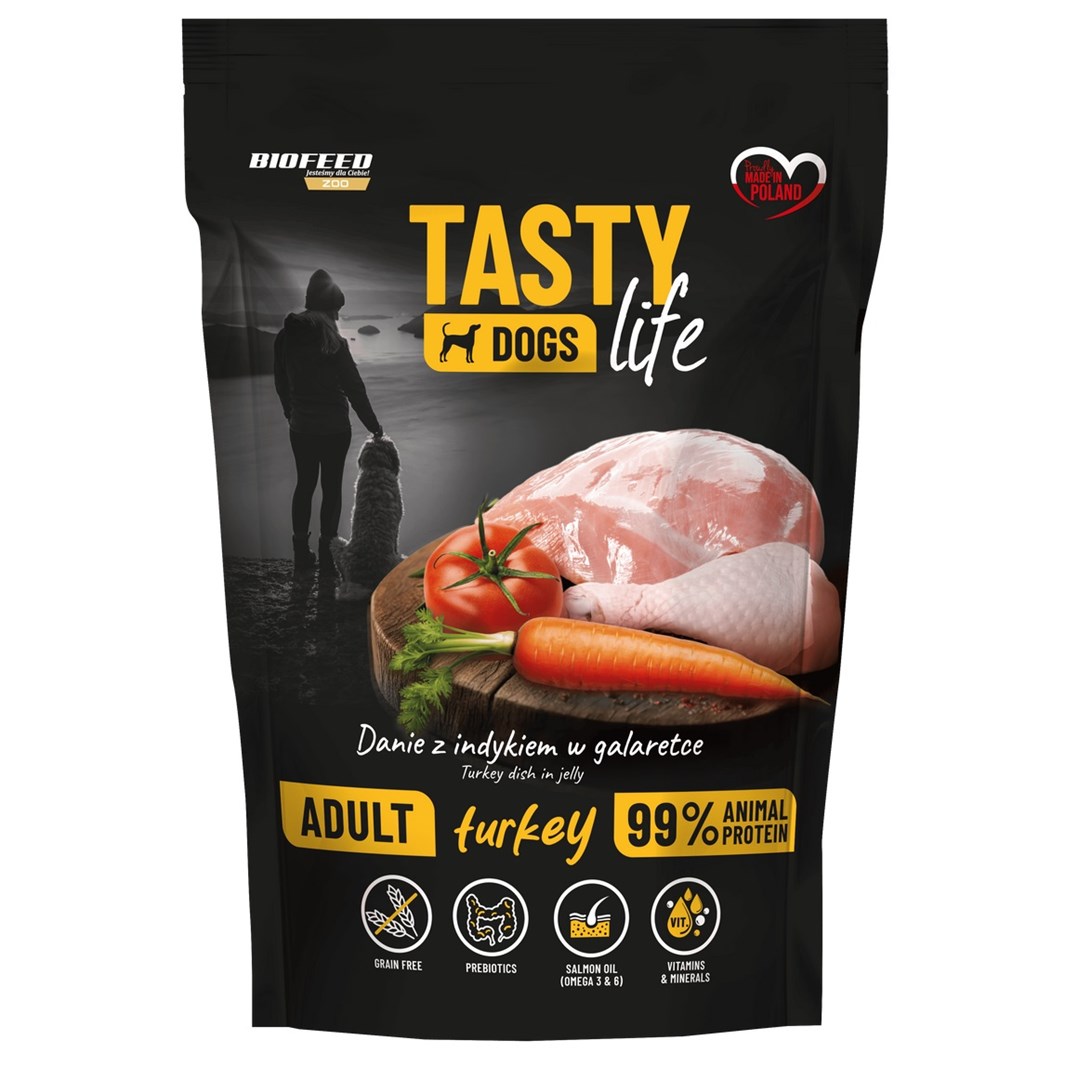 BIOFEED Tasty Dogs Life Turkey- wet