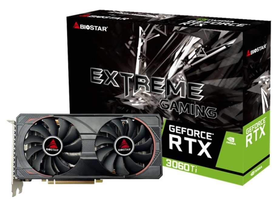 BIOSTAR  GeForce RTX 3060 Ti 8GB