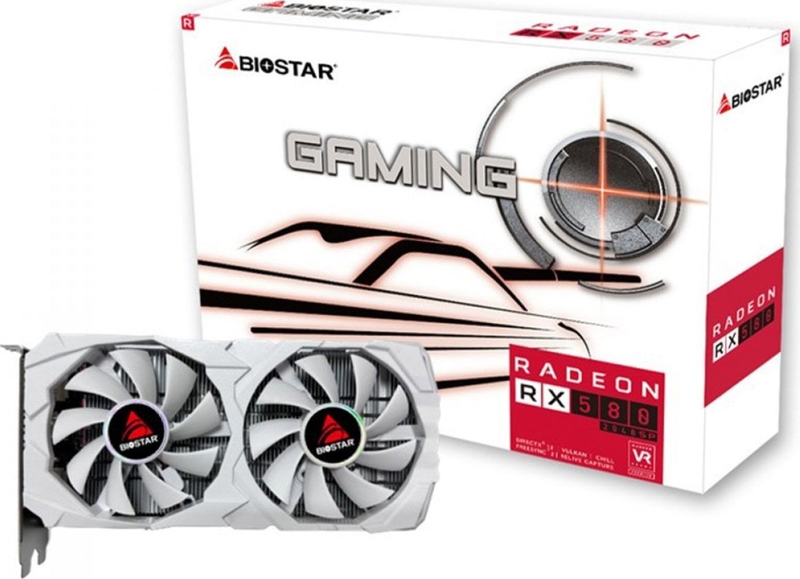 BIOSTAR Radeon RX 580 8GB White