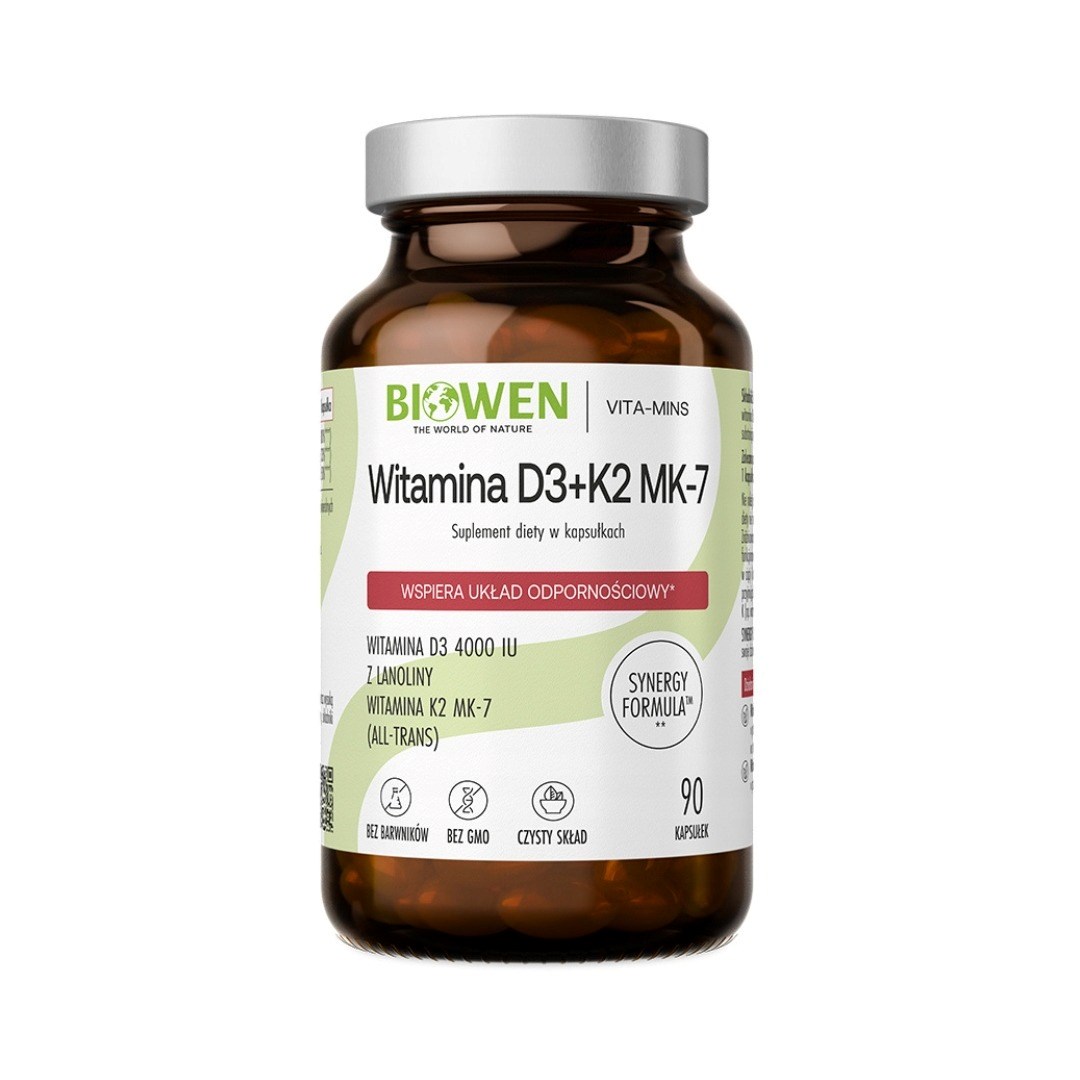 Biowen Vitamins D3 + K2 MK-7