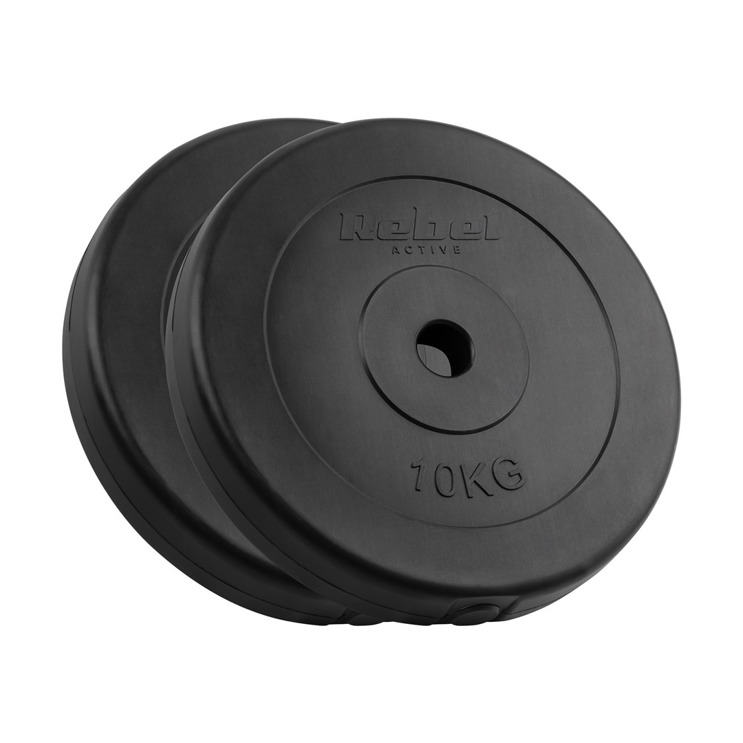 Rebel Bituminous Weight Set 2x10kg, bore