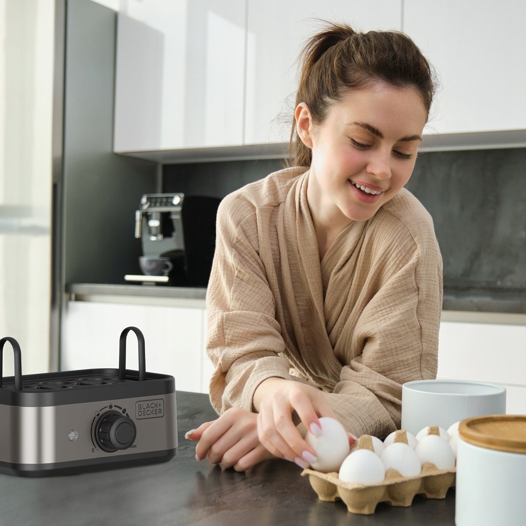 BLACK+DECKER BXKS4800E 400 W 6-egg egg