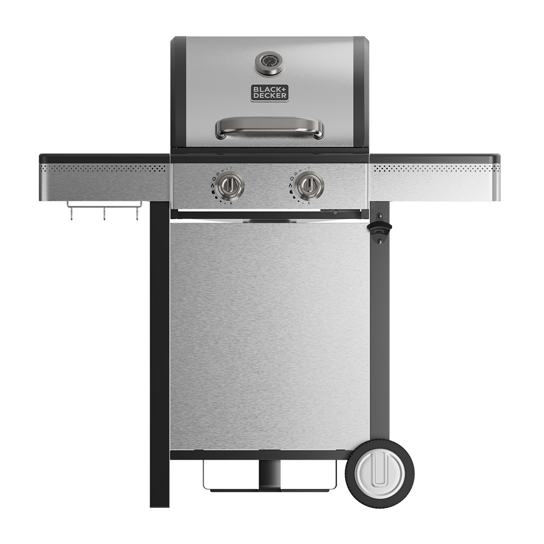 BLACK+DECKER BXOG7200E gas grill, 2 burners