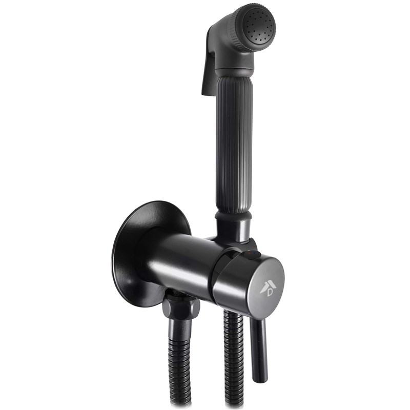 No name black matte bidet faucet
