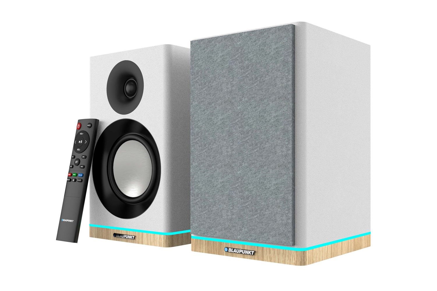 Blaupunkt BS60WH LED Bookshelf Speaker |