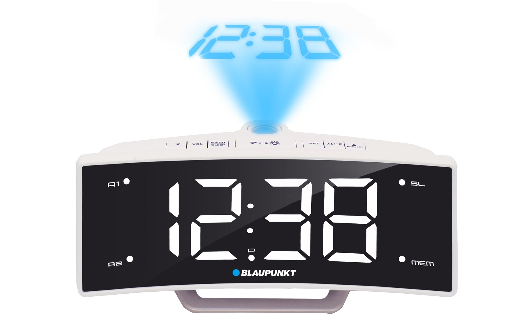 Blaupunkt CRP7WH clock - radio projector