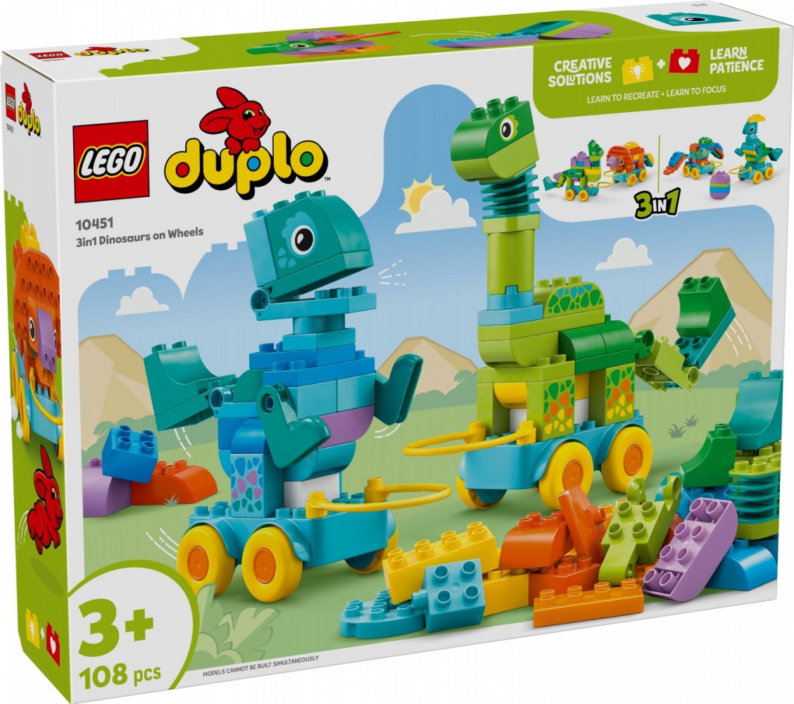 LEGO Blocks 10451 3-in-1 Dinosaurs on