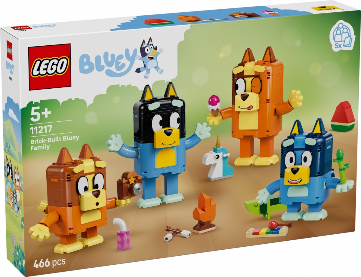 LEGO  Blocks Bluey 11217 Brick-Built Bluey