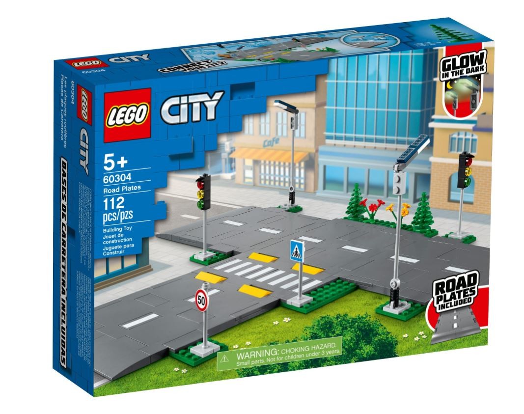 LEGO  Blocks City 60304 Road Plates