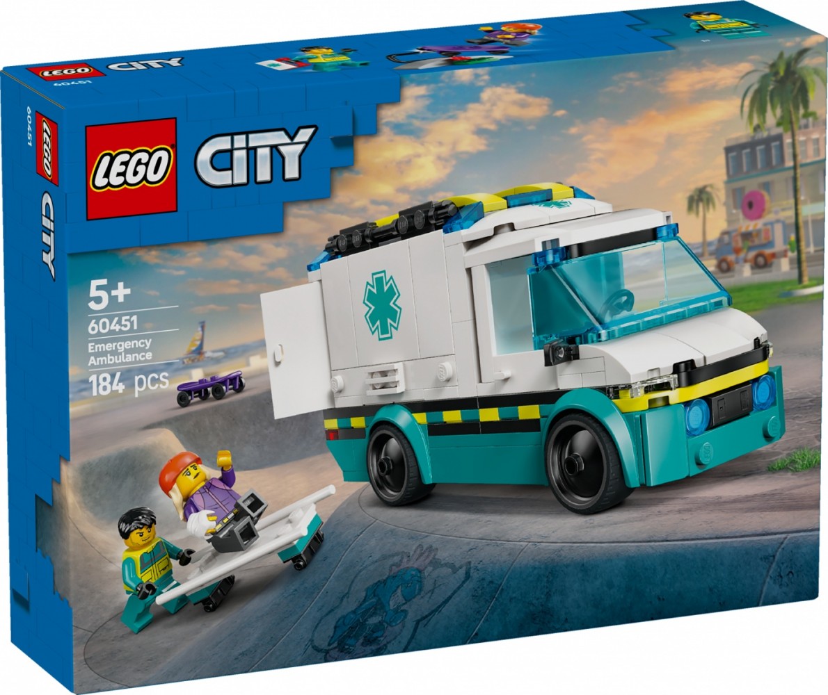 LEGO  Blocks City 60451 Emergency Ambulance