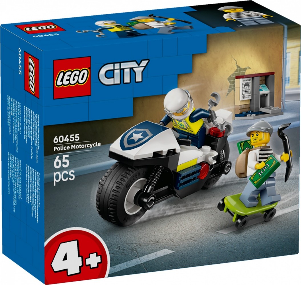 LEGO  Blocks City 60455 Police Motorcycle