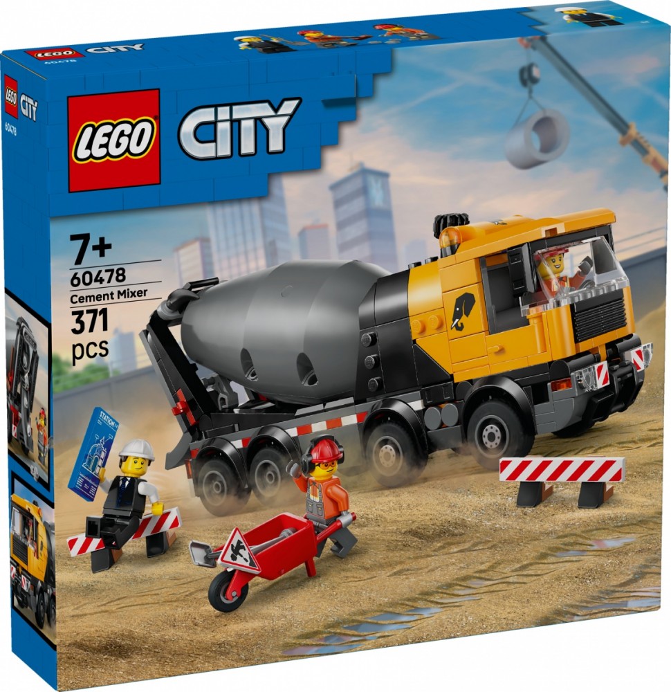 LEGO Blocks City 60478 Cement Mixer