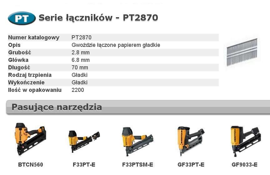 Bosch BOSTITCH Nails PT 33` 2