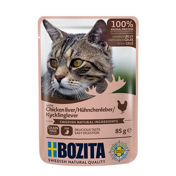 BOZITA Chicken liver Chunks in jelly