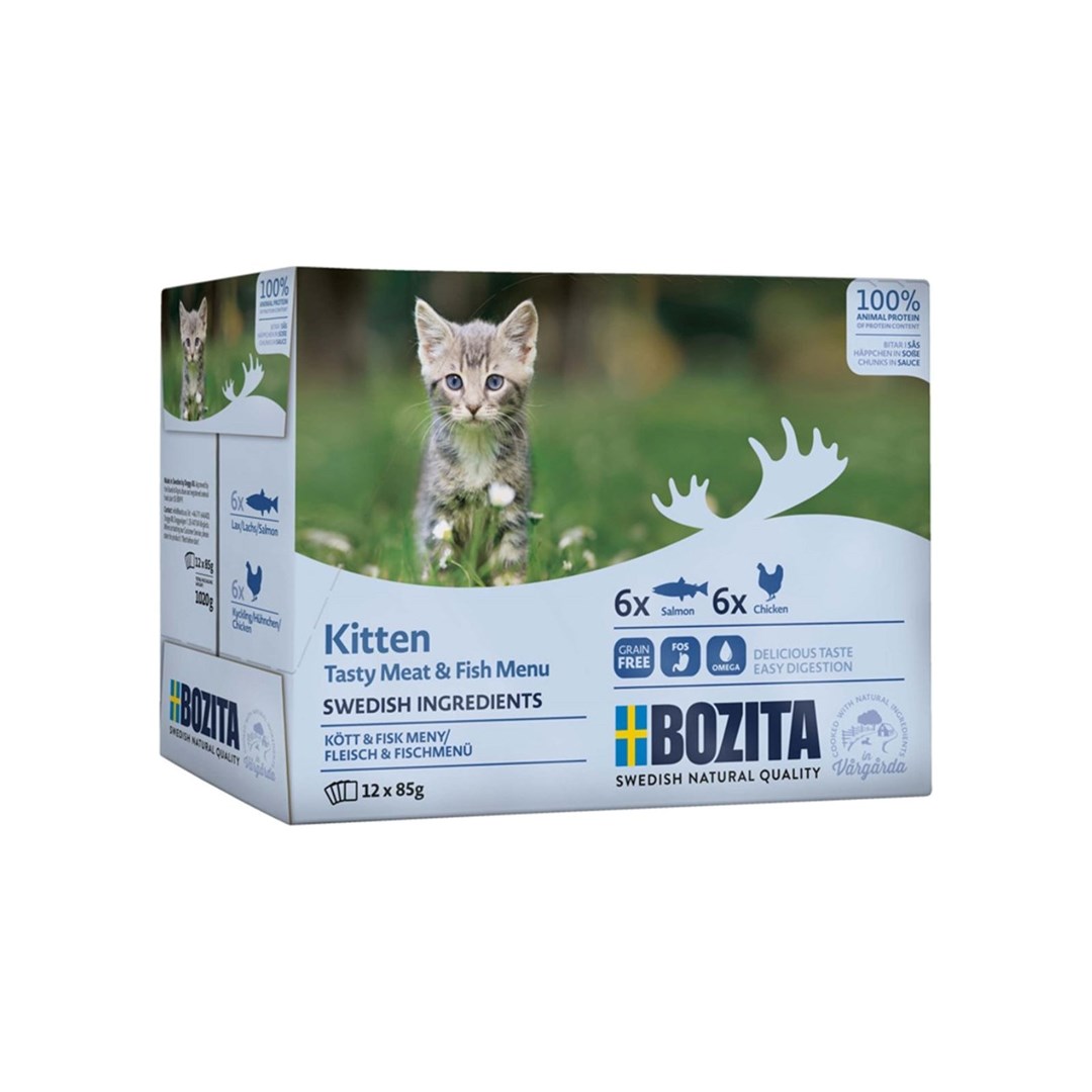 BOZITA Kitten box Meat and fish