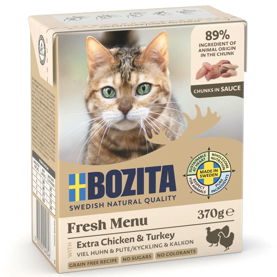 BOZITA Meat chunks with poultry in