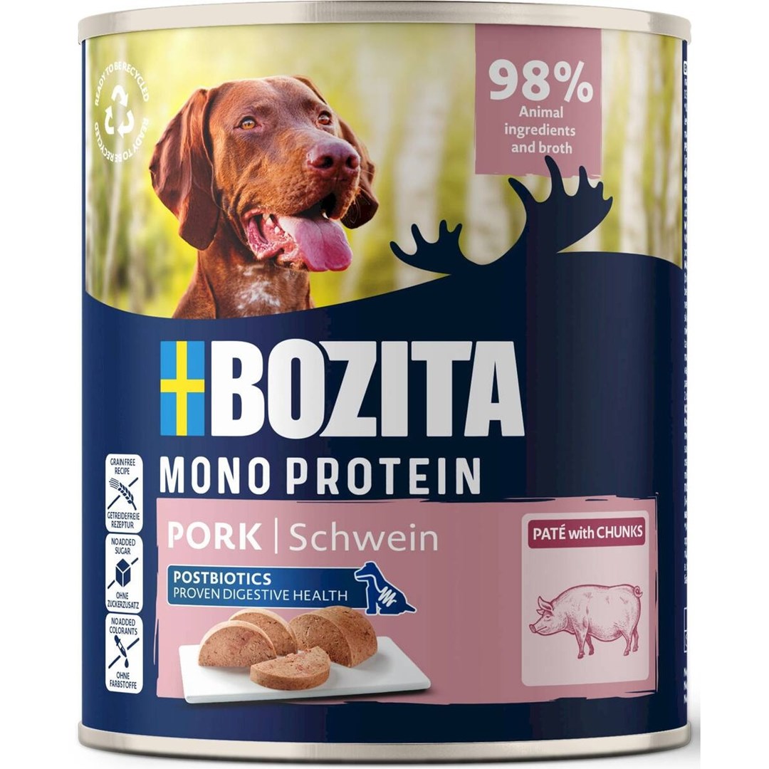 BOZITA  Monoprotein Pate Pork - wet