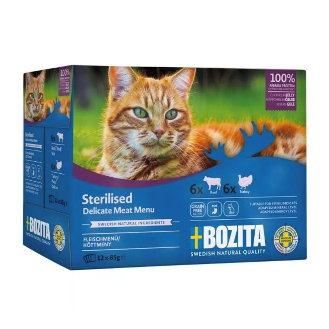 BOZITA Sterilised Delicate meat menu in