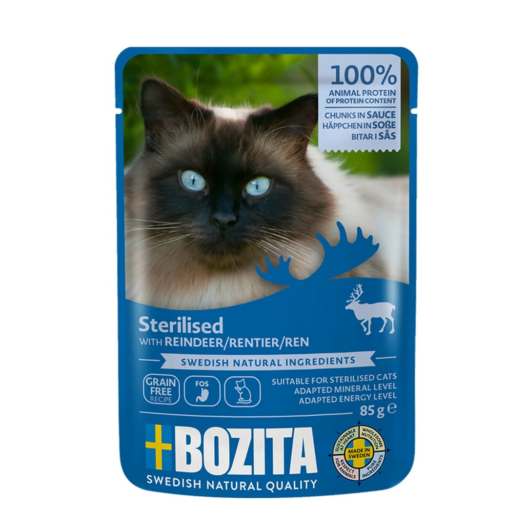 BOZITA Sterilised Meat chunks in sauce