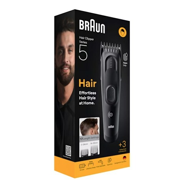 Braun  HC5530 hair trimmers/clipper Black 17