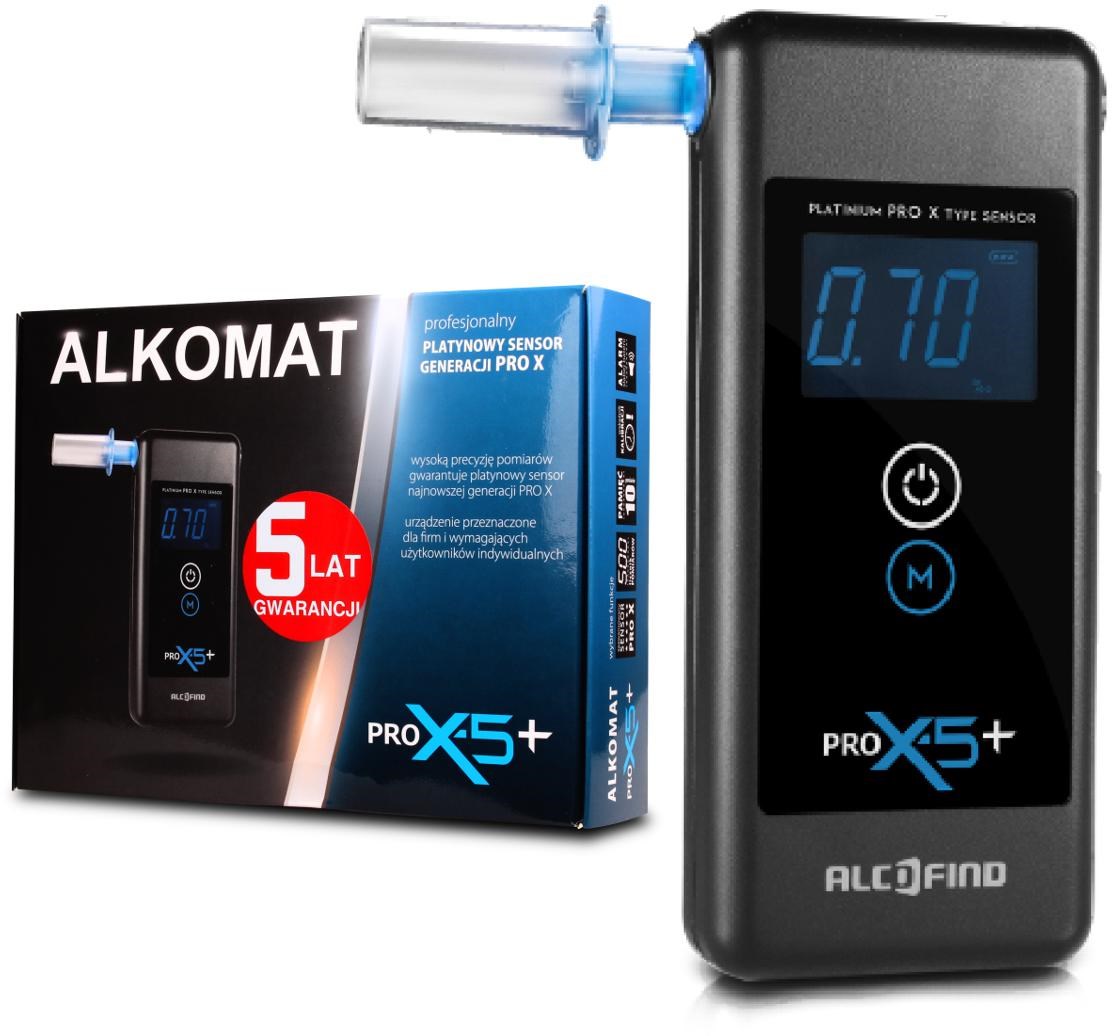 ALCOFIND Breathalyzer Pro x-5+ 5 yr
