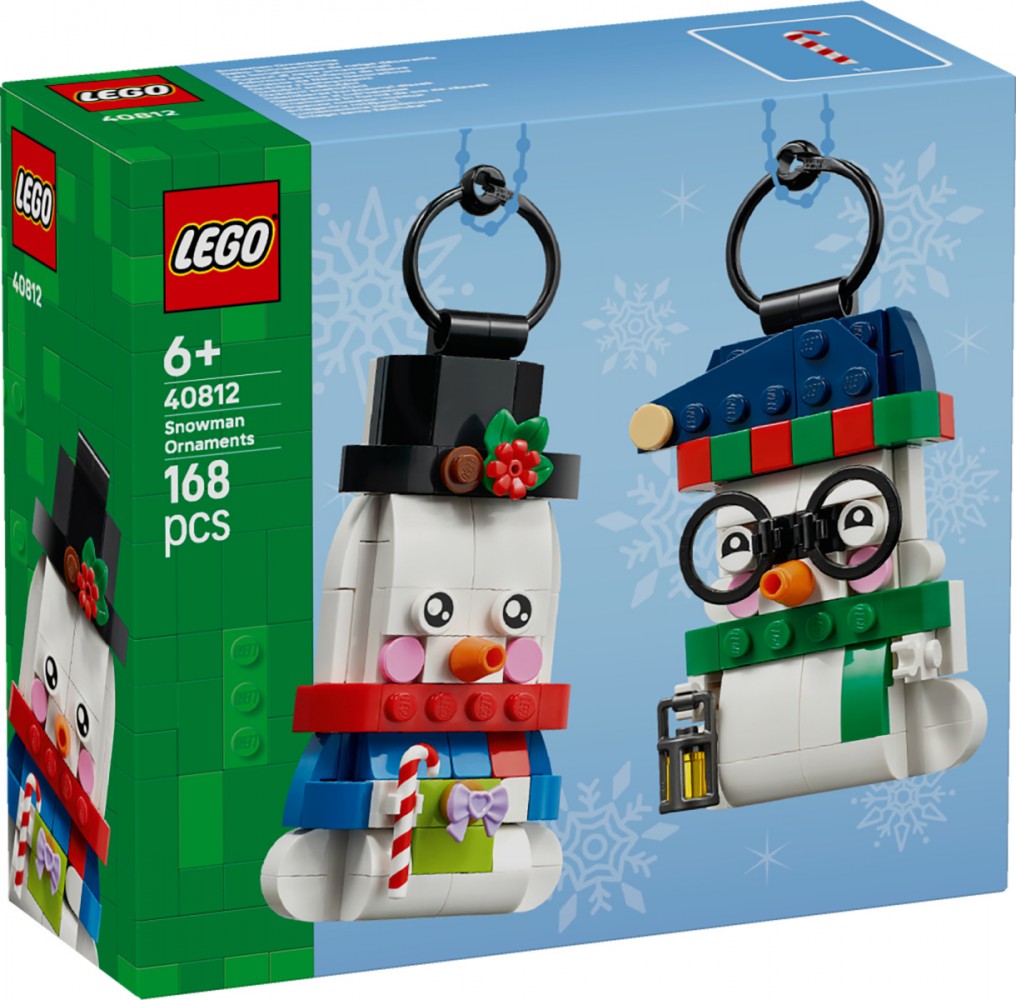 LEGO  Bricks Iconic 40812 Snowman Ornaments