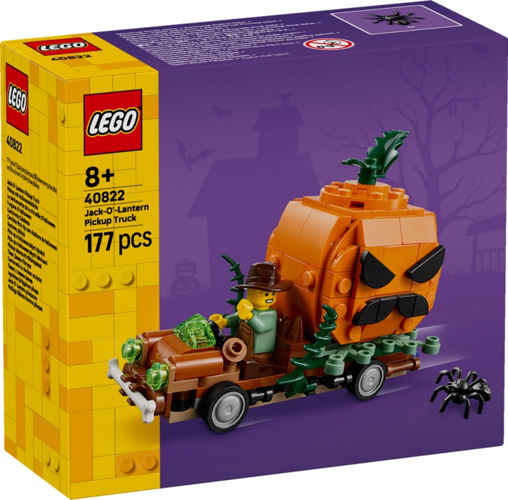LEGO  Bricks Iconic 40822 Jack-O-Lantern Pickup