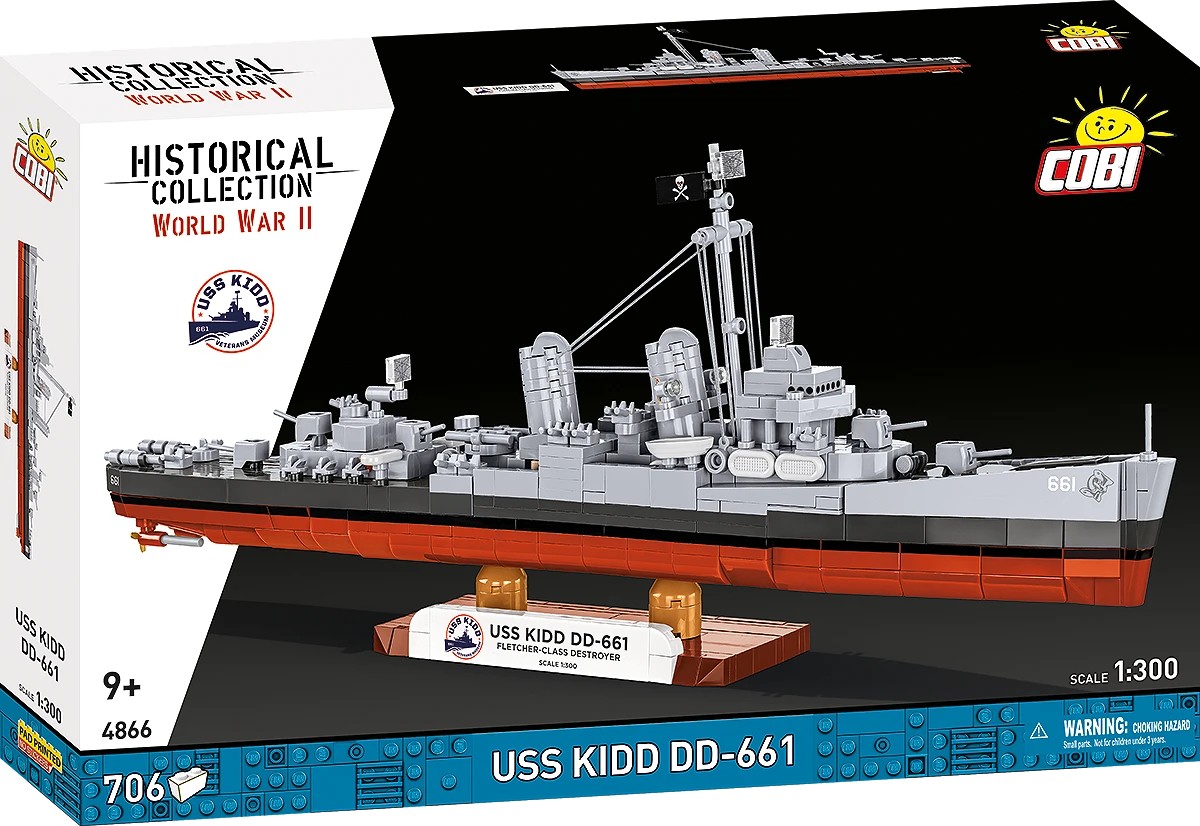 Cobi Klocki Bricks USS Kidd DD-661