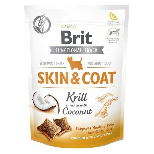 Brit Functional Snack Skin&Coat Krill -