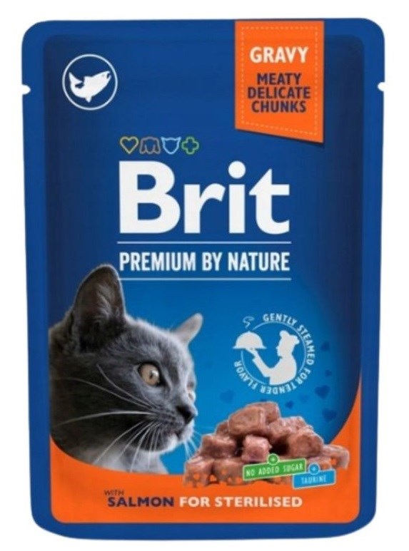 Brit Premium Cat Salmon Sterilised -