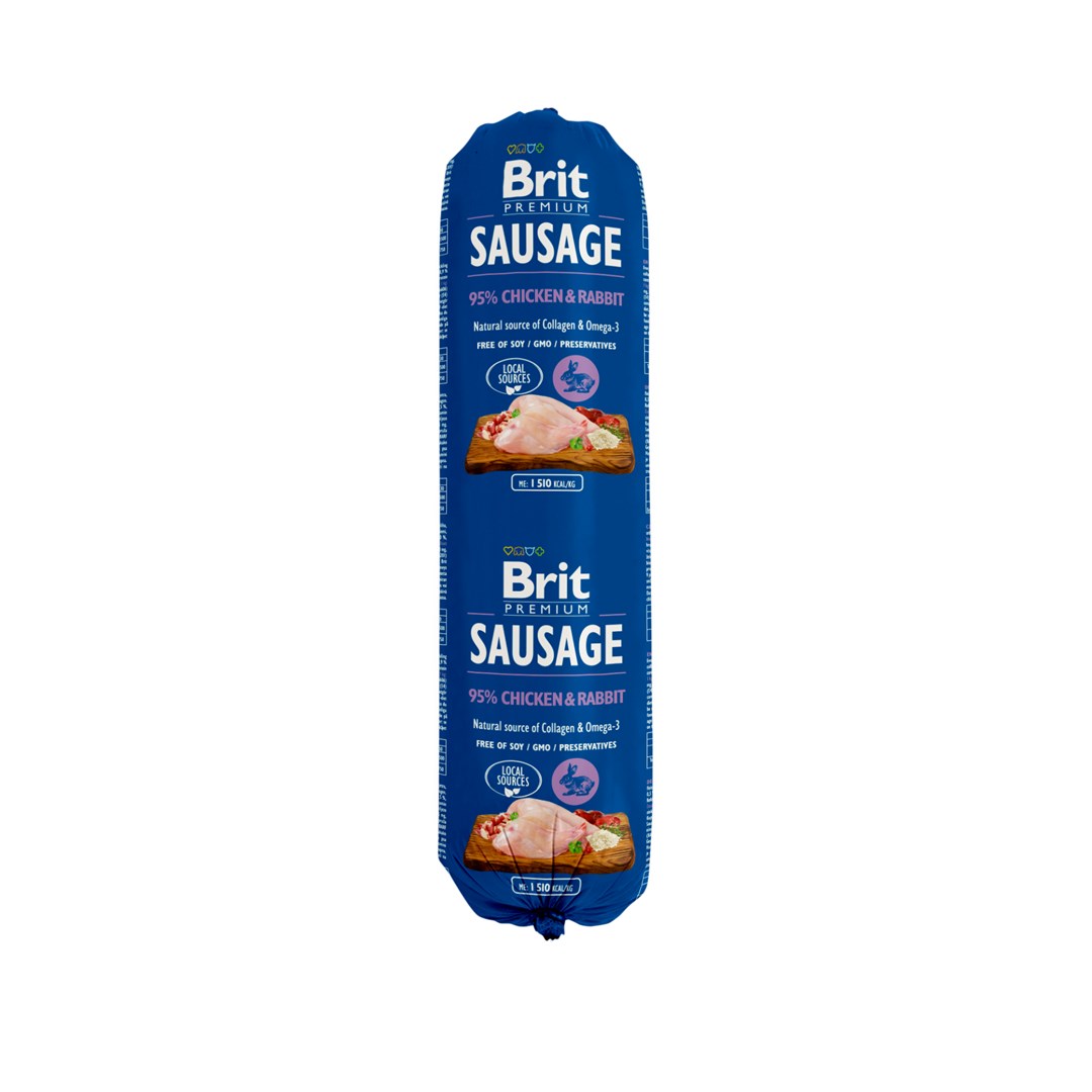 Brit  Premium Sausage Chicken and rabbit