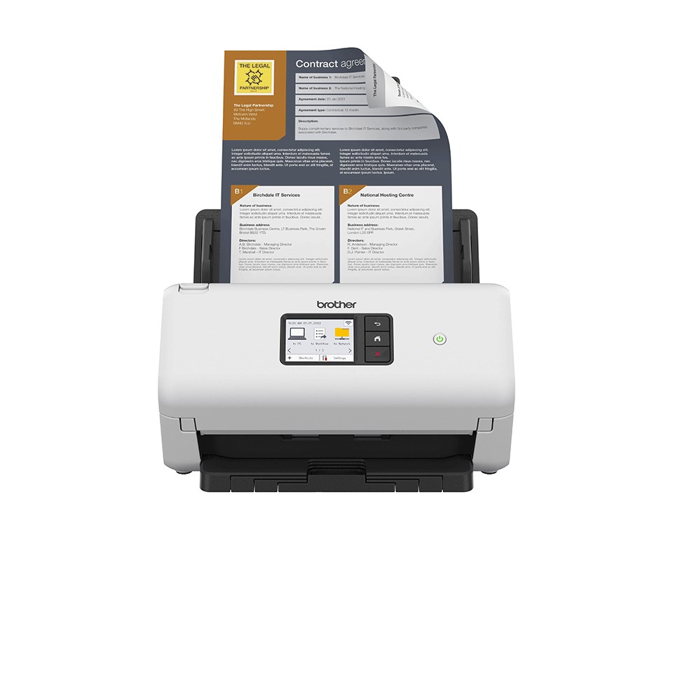 Brother  ADS-4550W scanner ADF scanner 600