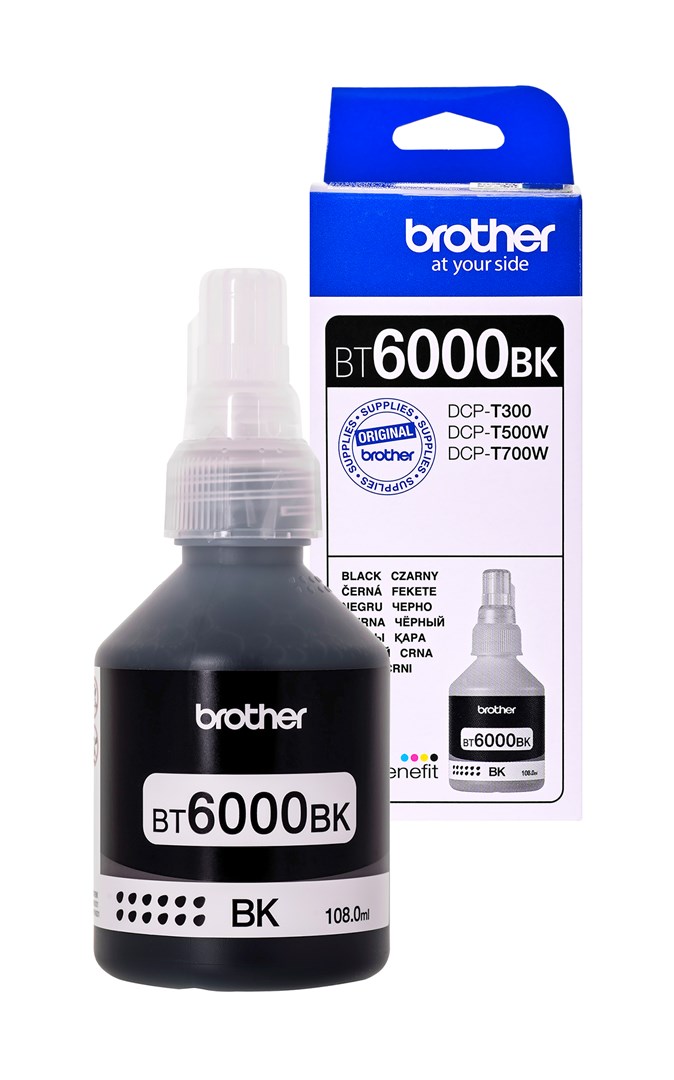 Brother  Ink BT6000BK BLK 6k for